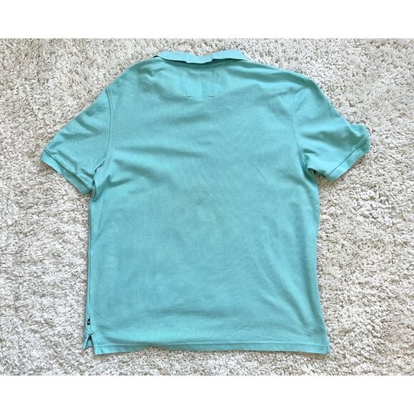 Nautica Performance Deck Polo Shirt XXL Classic Fit Aqua Blue - Picture 4 of 4